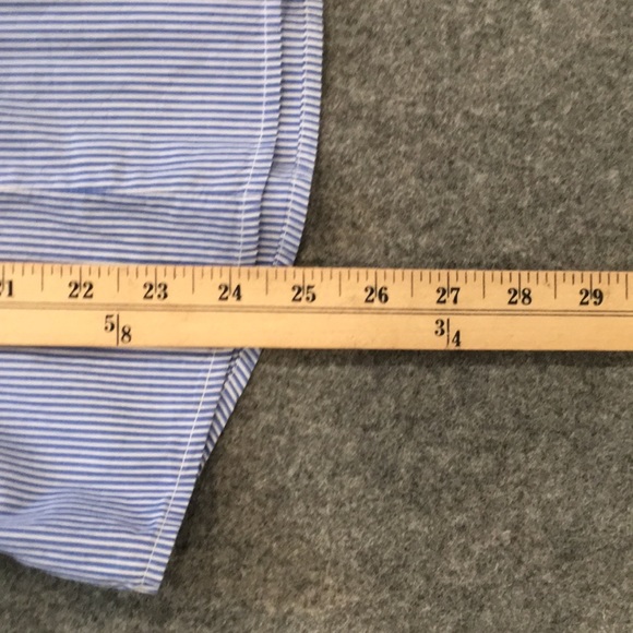 👍$5/Bundle H&M Women Contrasting Collar & Cuffs Button Blouse Sz 10 100% Cotton - Picture 10 of 10